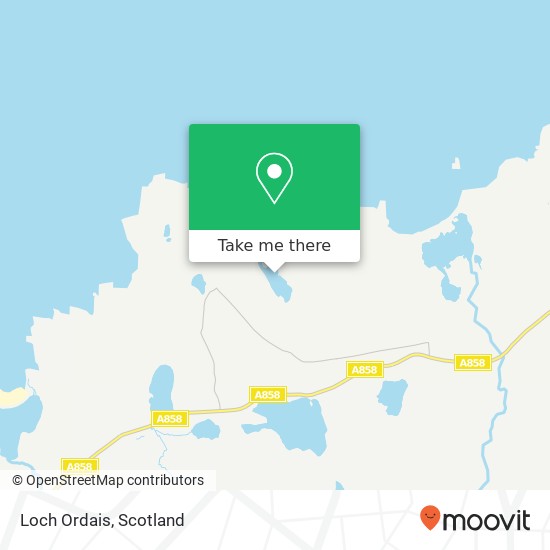Loch Ordais map