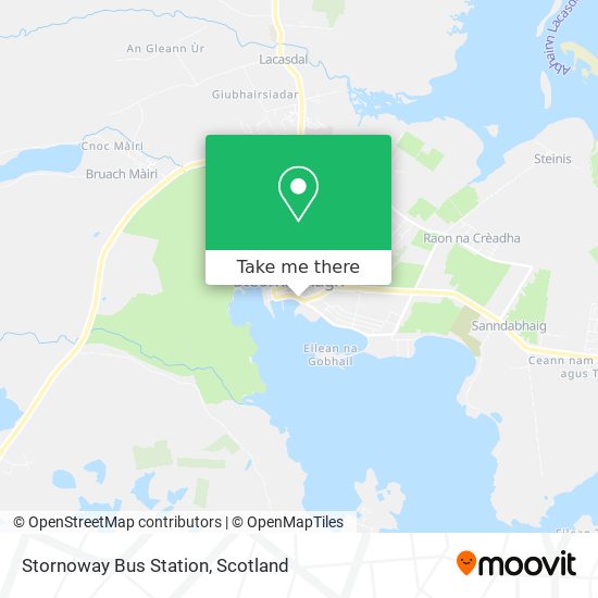 Stornoway Bus Station map