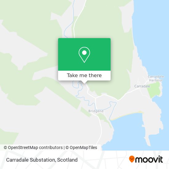 Carradale Substation map