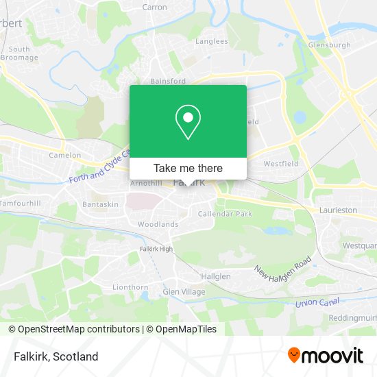 Falkirk map