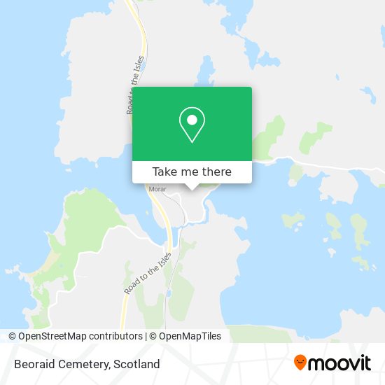 Beoraid Cemetery map