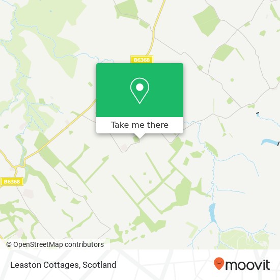 Leaston Cottages map