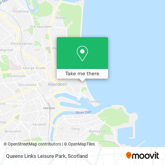 Queens Links Leisure Park map