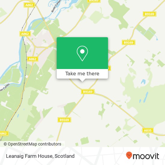 Leanaig Farm House map
