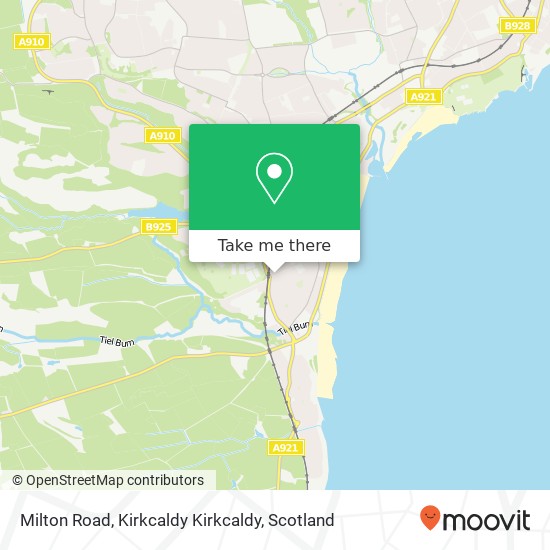 Milton Road, Kirkcaldy Kirkcaldy map