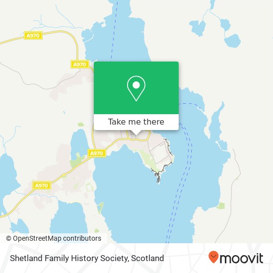 Shetland Family History Society map