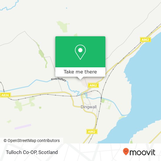 Tulloch Co-OP map