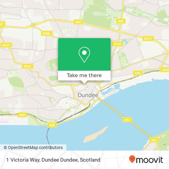 1 Victoria Way, Dundee Dundee map