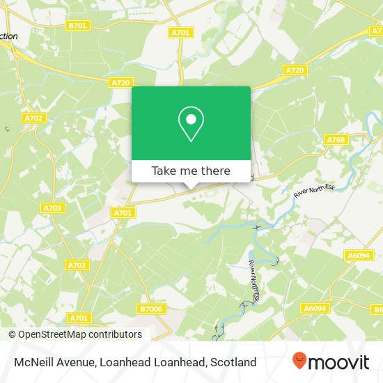 McNeill Avenue, Loanhead Loanhead map