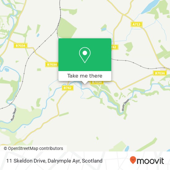 11 Skeldon Drive, Dalrymple Ayr map