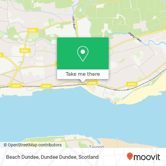 Beach Dundee, Dundee Dundee map