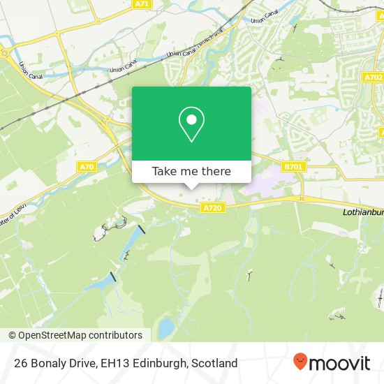 26 Bonaly Drive, EH13 Edinburgh map