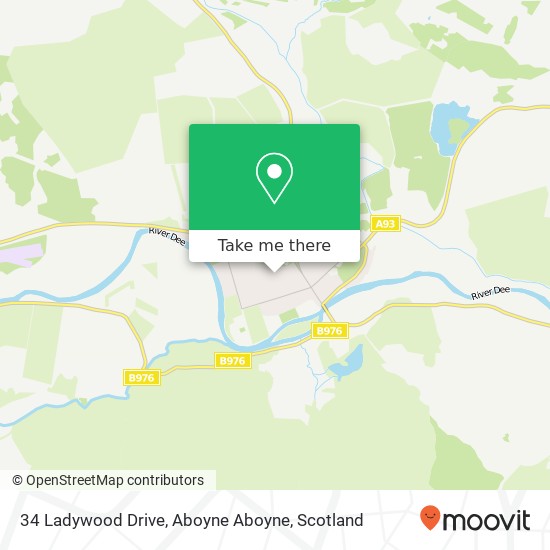 34 Ladywood Drive, Aboyne Aboyne map