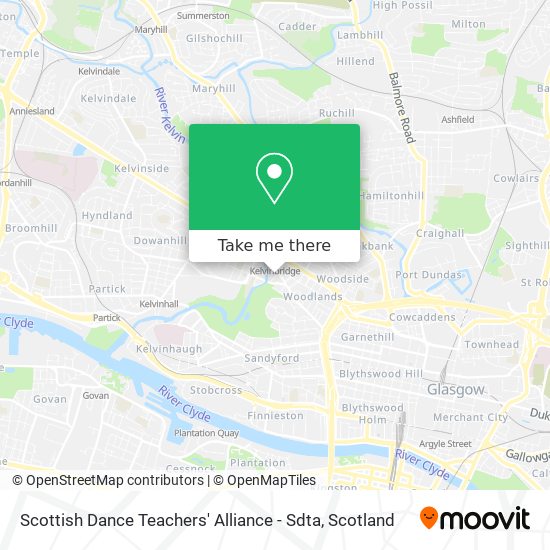 Scottish Dance Teachers' Alliance - Sdta map