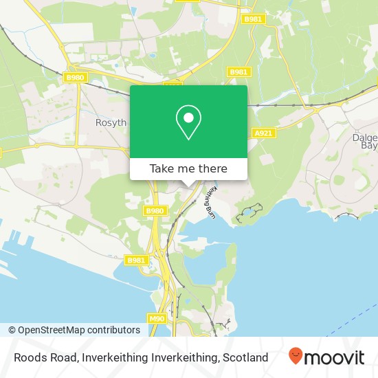 Roods Road, Inverkeithing Inverkeithing map