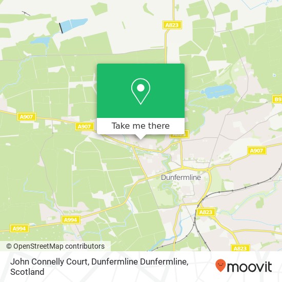 John Connelly Court, Dunfermline Dunfermline map