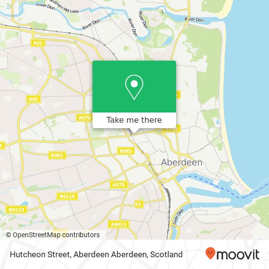 Hutcheon Street, Aberdeen Aberdeen map