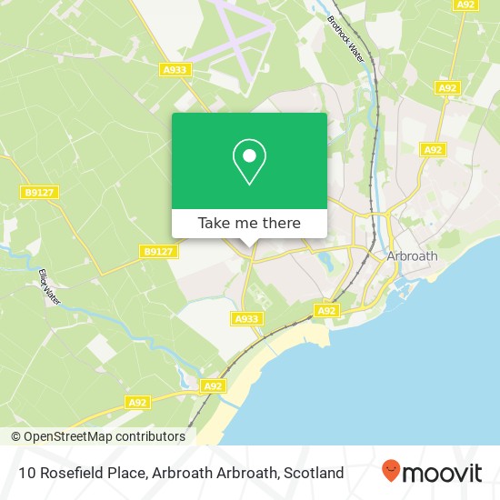10 Rosefield Place, Arbroath Arbroath map