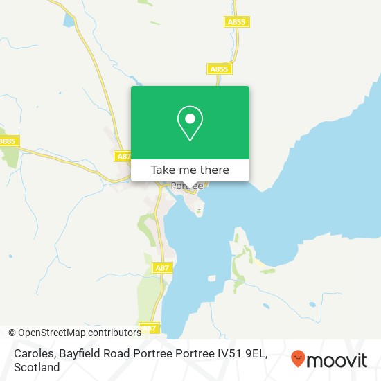 Caroles, Bayfield Road Portree Portree IV51 9EL map
