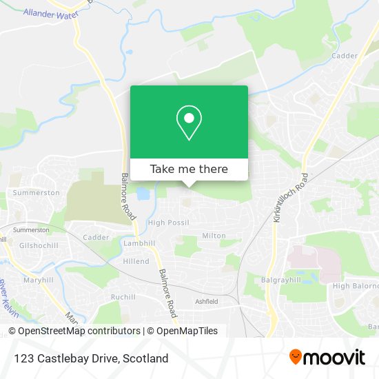 123 Castlebay Drive map