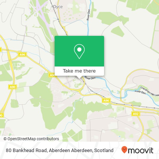 80 Bankhead Road, Aberdeen Aberdeen map
