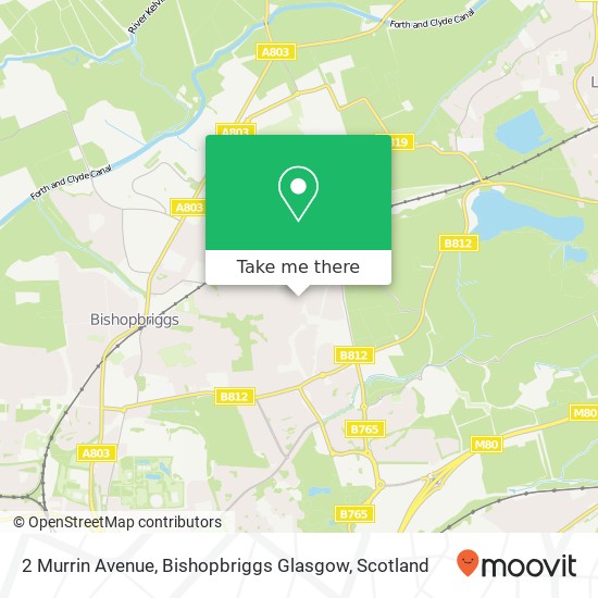 2 Murrin Avenue, Bishopbriggs Glasgow map