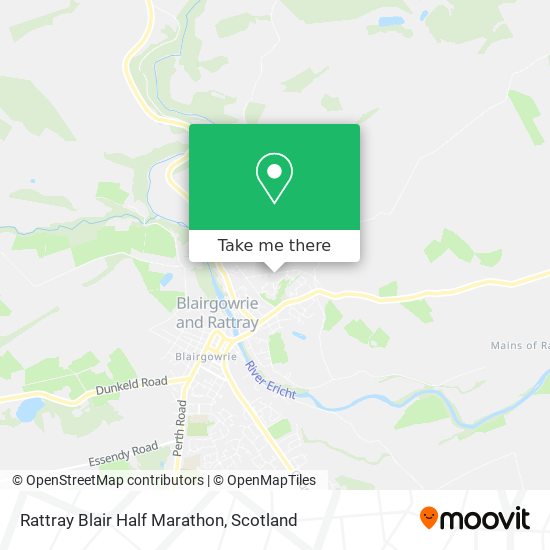 Rattray Blair Half Marathon map