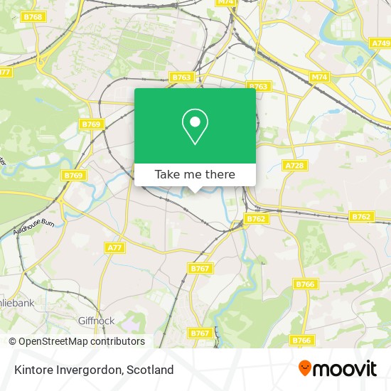 Kintore Invergordon map