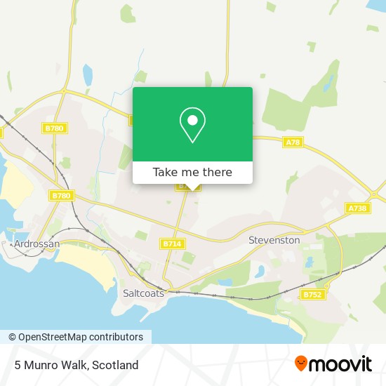 5 Munro Walk map