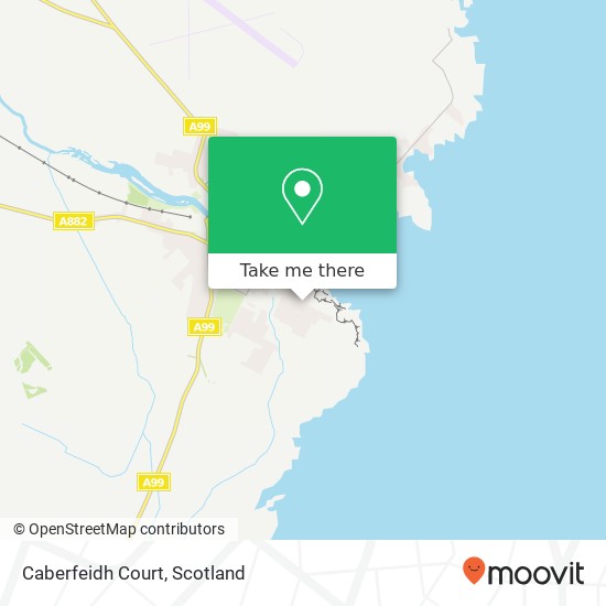 Caberfeidh Court map