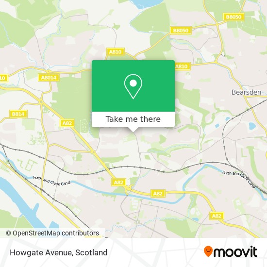 Howgate Avenue map