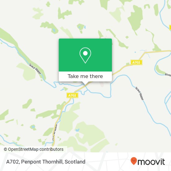 A702, Penpont Thornhill map