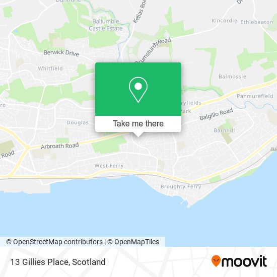 13 Gillies Place map