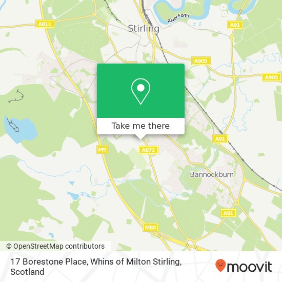 17 Borestone Place, Whins of Milton Stirling map