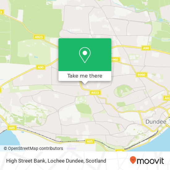 High Street Bank, Lochee Dundee map