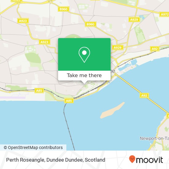 Perth Roseangle, Dundee Dundee map
