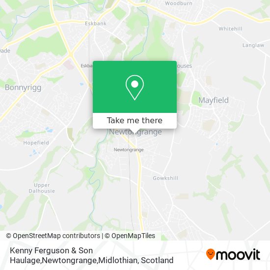 Kenny Ferguson & Son Haulage,Newtongrange,Midlothian map