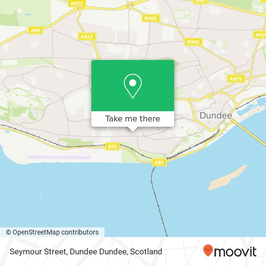 Seymour Street, Dundee Dundee map