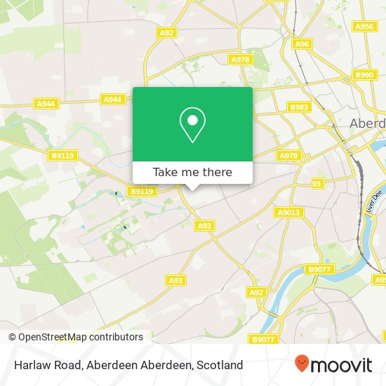 Harlaw Road, Aberdeen Aberdeen map