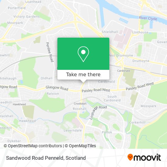 Sandwood Road Penneld map