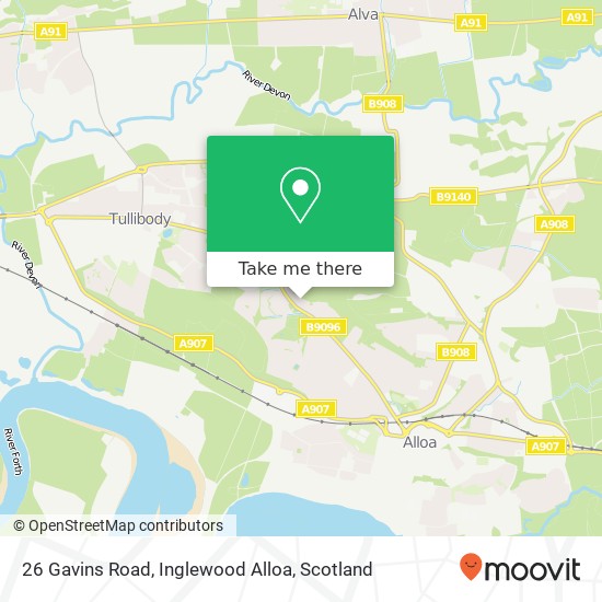 26 Gavins Road, Inglewood Alloa map