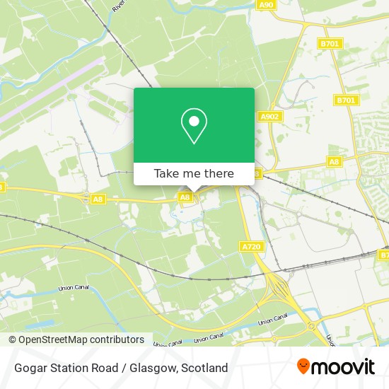 Gogar Station Road / Glasgow map