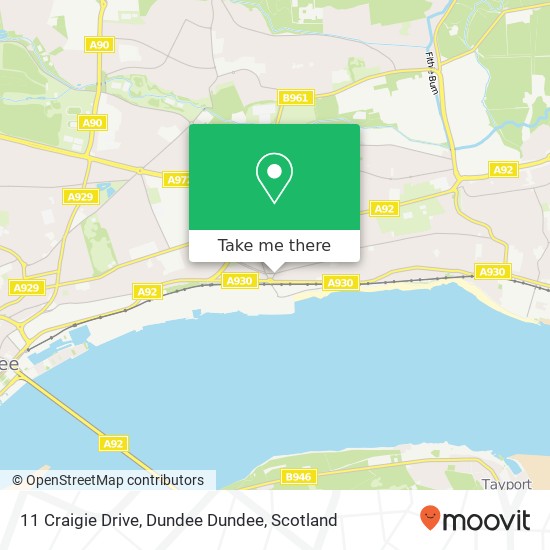 11 Craigie Drive, Dundee Dundee map