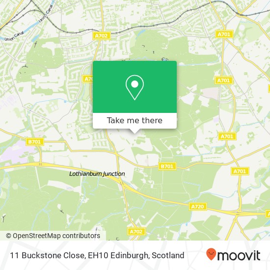 11 Buckstone Close, EH10 Edinburgh map