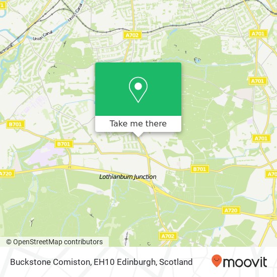 Buckstone Comiston, EH10 Edinburgh map