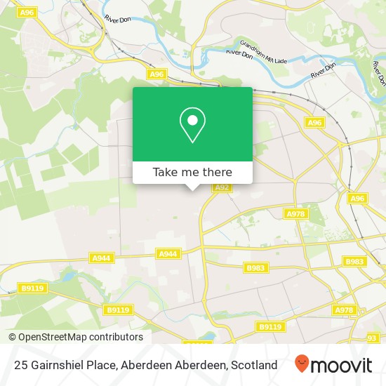 25 Gairnshiel Place, Aberdeen Aberdeen map