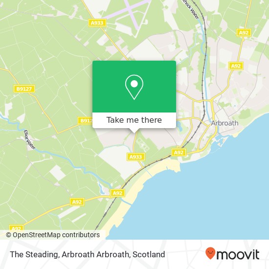 The Steading, Arbroath Arbroath map