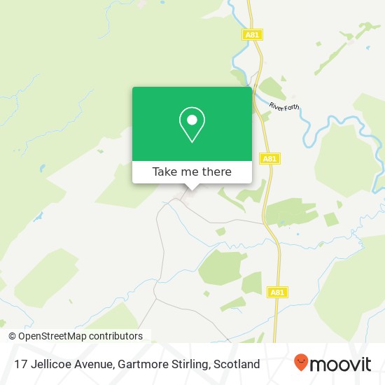 17 Jellicoe Avenue, Gartmore Stirling map