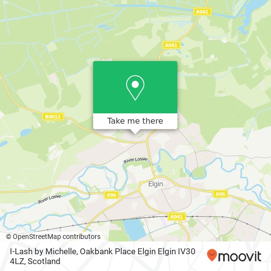 I-Lash by Michelle, Oakbank Place Elgin Elgin IV30 4LZ map