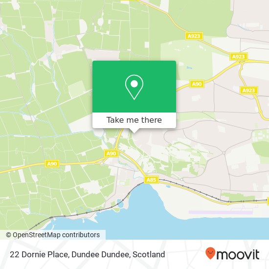 22 Dornie Place, Dundee Dundee map